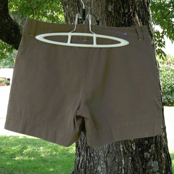 Brown Organic Cotton Ibex Deere Shorts Size 6 - Picture 2 of 2